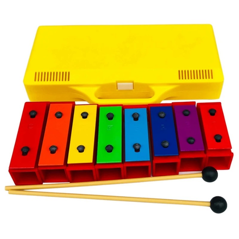 Portable 8 Notes Chromatic Xyl – обзор и цена Kids Outdoor Xylophone