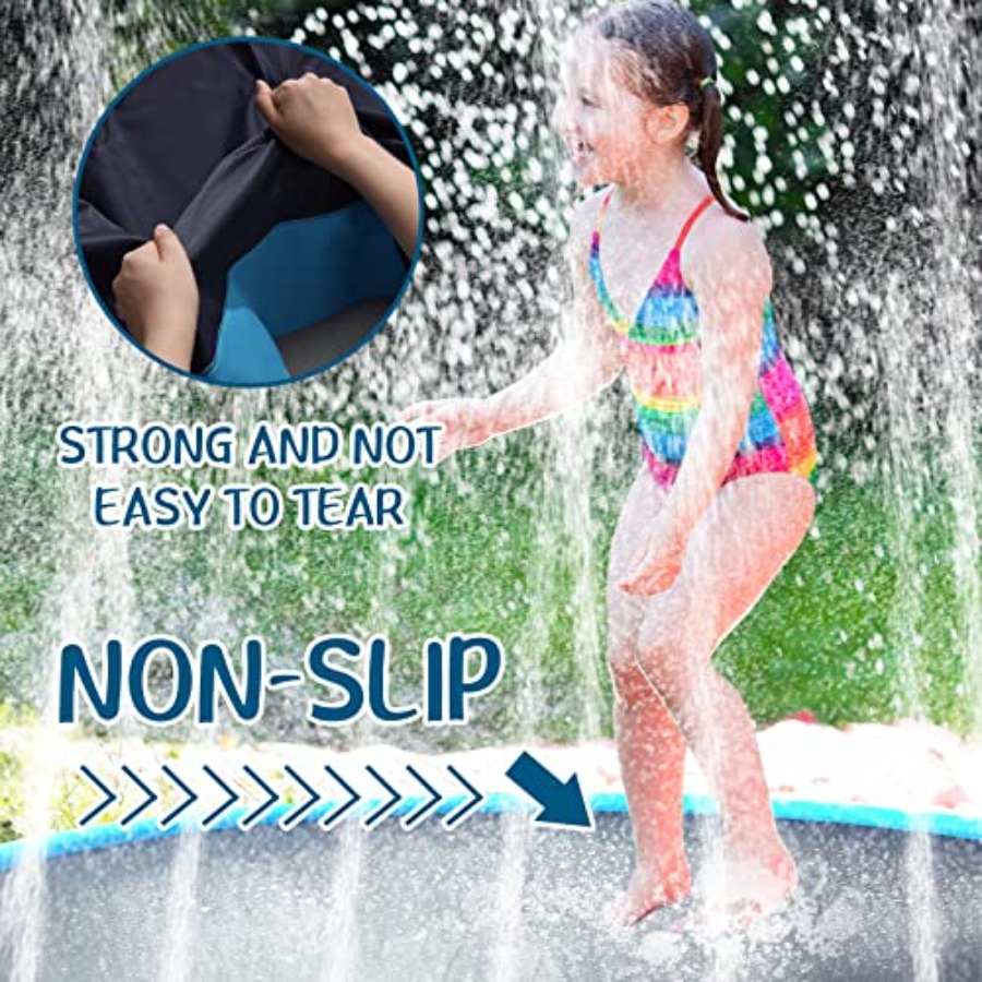 Lewtemi 12 ft Extra Large Non  – обзор и цена Sprinkler Splash Pad