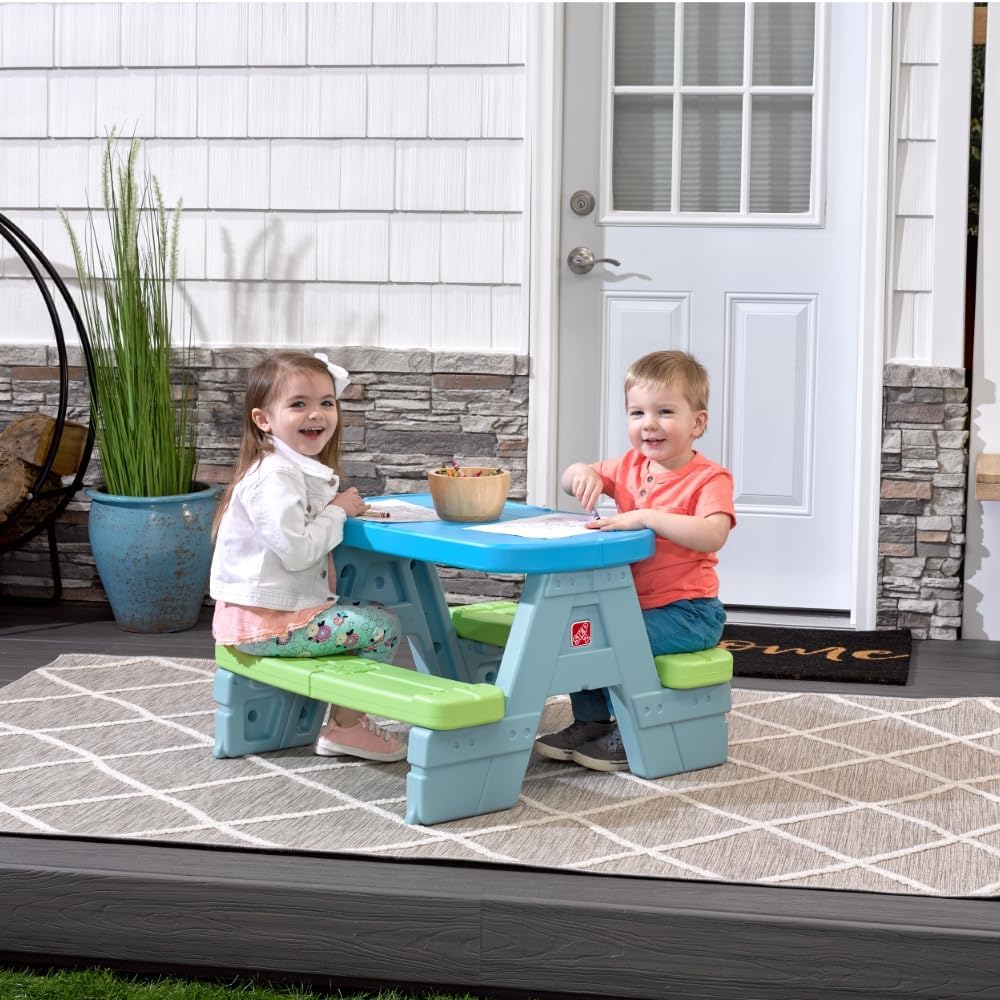Sun & Shade Kids Picnic Table  – обзор и цена Kids Outdoor Umbrella For Table