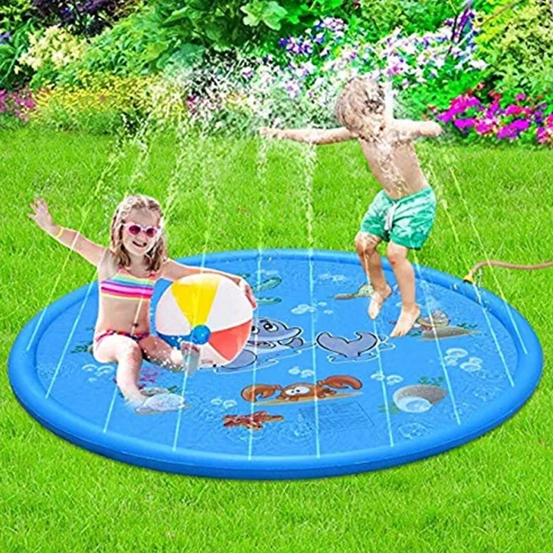 100/170cm Kids Inflatable Wate – обзор и цена Sprinkler Splash Pad