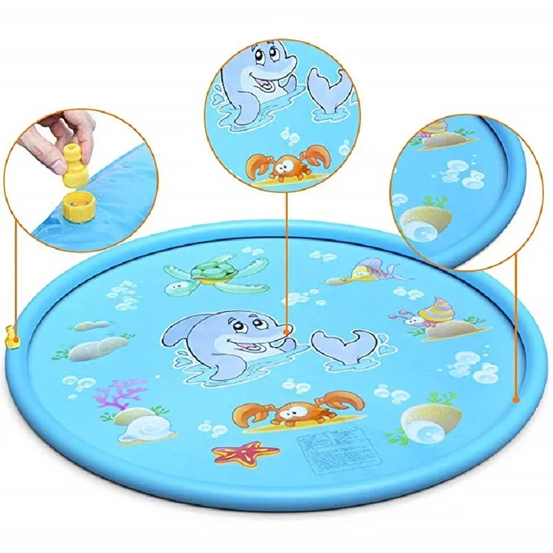 100/170cm Kids Inflatable Wate – обзор и цена Sprinkler Splash Pad