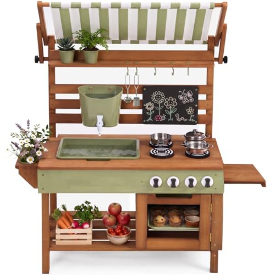 Outdoor mud kitchen for kids:  – обзор и цена Kids Outdoor Sink