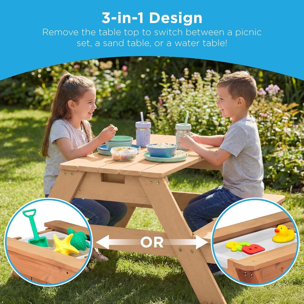 Kids Picnic Table with Umbrell – обзор и цена Kids Outdoor Umbrella For Table