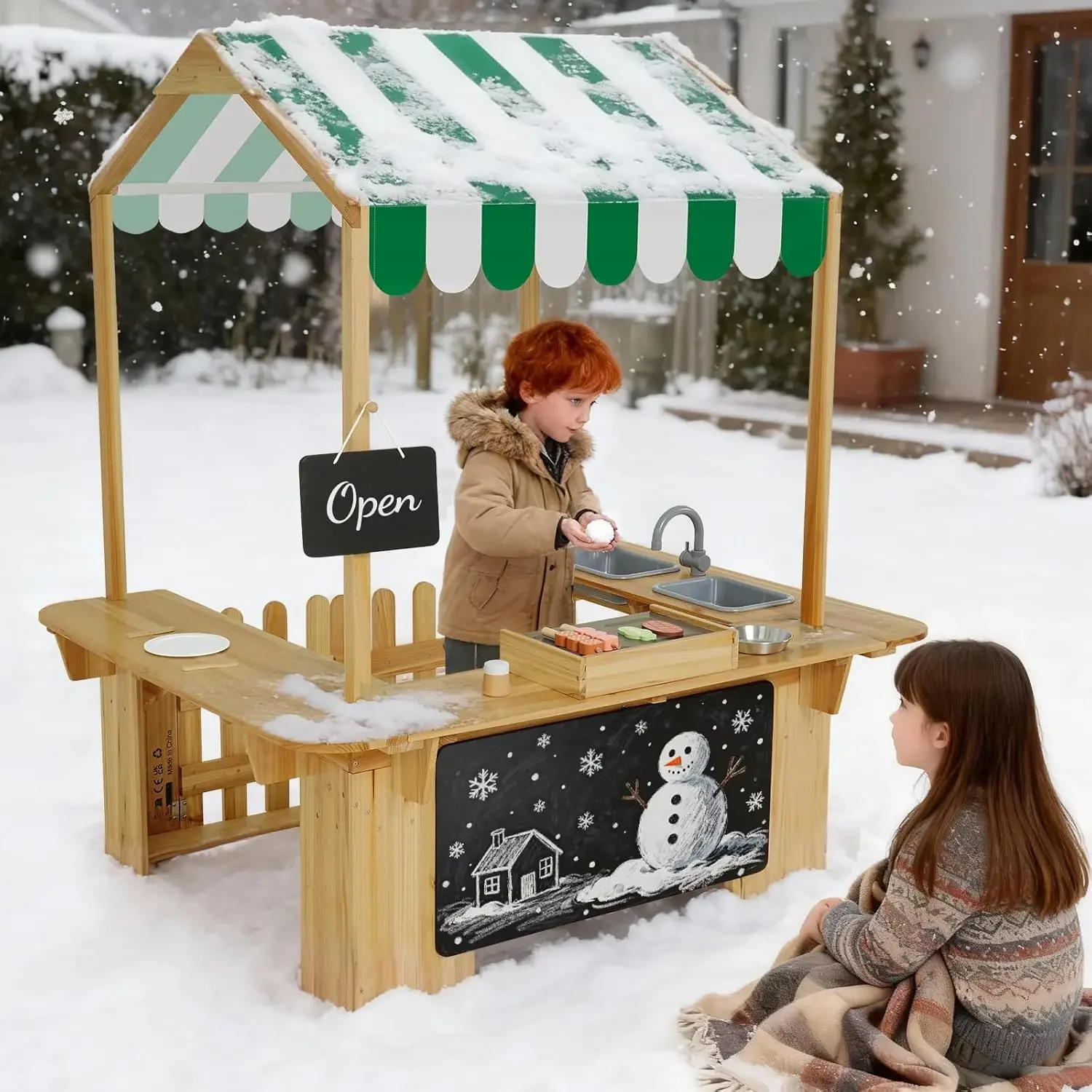 Kids Outdoor Playhouse, Mud Ki – обзор и цена Kids Outdoor Playhouse