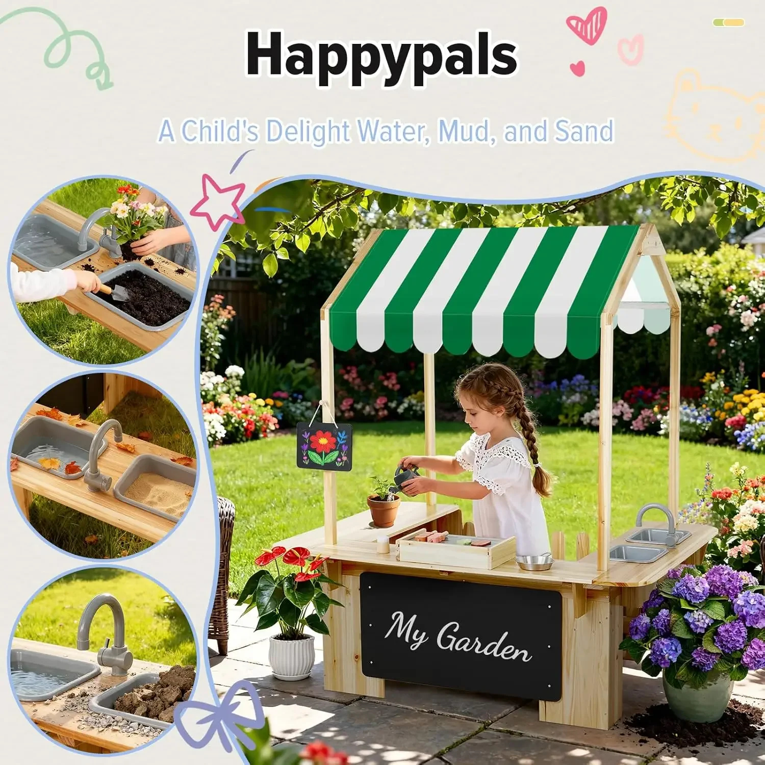 Kids Outdoor Playhouse, Mud Ki – обзор и цена Kids Outdoor Playhouse