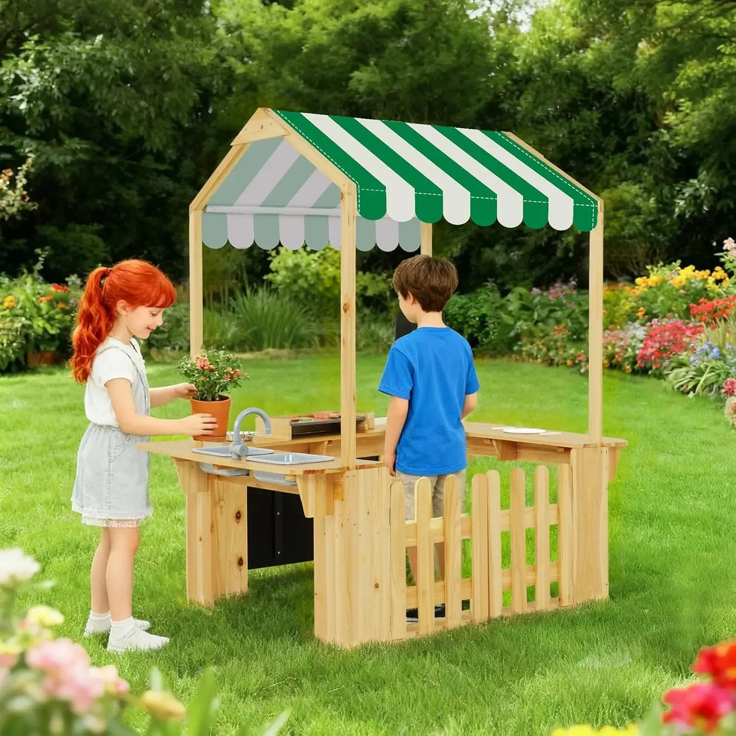 Kids Outdoor Playhouse, Mud Ki – обзор и цена Kids Outdoor Playhouse